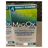 Lot of 2 Mag-Ox 400 Magnesium Supplement 120 Tablets Each
