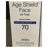 Lot of 3 Neutrogena Sunscreens Age Shield SPF 70 and Ultra Sheer SPF 60+