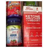 Large Lot of Dietary Supplements and Vitamins Including Flintstones, TruBiotics, and GNC
