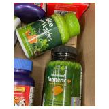 Large Lot of Dietary Supplements and Vitamins Including Flintstones, TruBiotics, and GNC