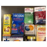 Large Lot of Over-the-Counter Medications, Supplements, and Personal Care Items