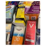 Large Lot of Over-the-Counter Medications, Supplements, and Personal Care Items
