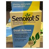 Set of 4 Senokot-S Dual Action Laxative 10-Tablet Boxes