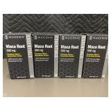 Lot of 4 Nugenix Maca Root 500mg 60 Capsules Each Sealed