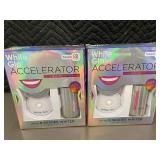 2 White Glo Accelerator Blue Light Teeth Whitening Kits