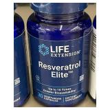 Set of 4 Life Extension Resveratrol Elite 30 Veg Capsules