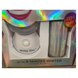 2 White Glo Accelerator Blue Light Teeth Whitening Kits