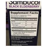 Lot of 6 Sambucol Black Elderberry Dietary Supplement Syrup 7.8 fl oz Each