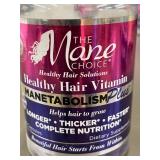Lot of 6 The Mane Choice Manetabolism Plus Healthy Hair Vitamin Supplements
