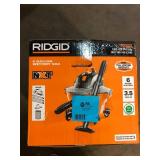 RIDGID 6 Gal. 3.5 Peak HP NXT Shop Vacuum Wet Dry Vac with General Debris Filter, Locking Hose and Attachments HD06001  Customer Returns See Pictures