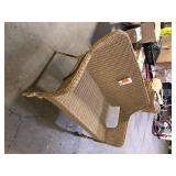 StyleWell Eastlake Honey Brown Wicker Outdoor Stack Loveseat   Customer Returns See Pictures
