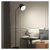 Artika Alton 65 in. Matte Black & Gold Modern 1-Light Dimmable Standard Floor Lamp for Living Room   Customer Returns See Pictures