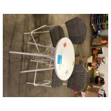StyleWell Barwick 3-Piece Steel Wicker Outdoor Serving Bar Set    Customer Returns See Pictures