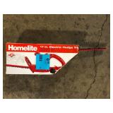 Homelite 17 in. 2.7 Amp Electric Hedge Trimmer    Customer Returns See Pictures