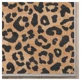 Well Woven Animal Prints 5 x 7 (ft.) Flatweave Brown Rectangle Indoor Abstract Mid-Century Modern Area Rug Friendly   Customer Returns See Pictures