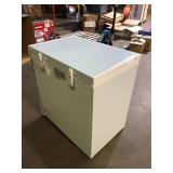 Vissani 7.0 cu. ft. Manual Defrost Chest Freezer with LED Light in White Garage Ready Damaged  Customer Returns See Pictures
