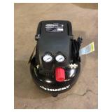 Husky 3 Gal. 120 PSI Portable Electric Oil-Free Light Duty Pancake Air Compressor with Fold Down Handle and 1-Quick Coupler Customer Returns See Pictures