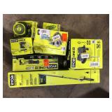 Lot of Assorted Ryobi Tools and Hardware Various Models and Conditions  Customer Returns See Pictures