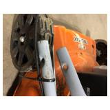 YARDMAX 21 in. 170cc 3-in-1 Gas Walk Behind Push Lawn Mower with High Rear Wheels  Used   Customer Returns See Pictures