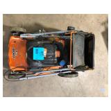 YARDMAX 21 in. 170cc 3-in-1 Gas Walk Behind Push Lawn Mower with High Rear Wheels  Used   Customer Returns See Pictures