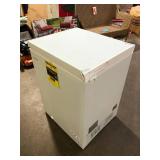 Vissani 5.0 cu. ft. Manual Defrost Chest Freezer with LED Light in White Garage Ready Damaged   Customer Returns See Pictures