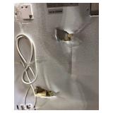Vissani 5.0 cu. ft. Manual Defrost Chest Freezer with LED Light in White Garage Ready Damaged   Customer Returns See Pictures