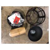 Hampton Bay 55.5 in. Outdoor Chimenea Damaged  Customer Returns See Pictures