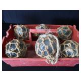 ANTIQUE / VINTAGE GLASS FISHING FLOATS