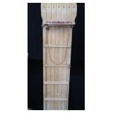 WOOD TORPEDO BRAND TOBOGGAN