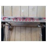 WOOD TORPEDO BRAND TOBOGGAN