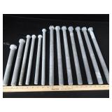 ASSORTED GALVANIZED STEEL HEX BOLTS NEW