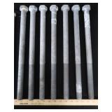 ASSORTED GALVANIZED STEEL HEX BOLTS NEW