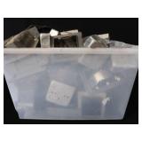 BIN FULL OF NEW LOOKING ELECTRICAL BOXES