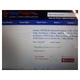 LEESON SUBMERSIBLE PUMP WITH EXTRAS