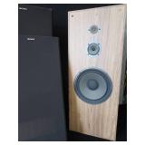 PAIR OF LARGE SONY SPEAKERS