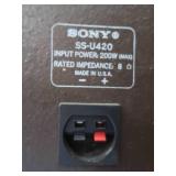 PAIR OF LARGE SONY SPEAKERS