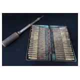 ANDERSON & FORRESTER GAUGING DRILL BIT SET