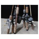 6 VINTAGE ROS AND REELS