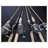 6 VINTAGE ROS AND REELS