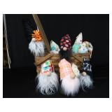 NEW GNOMES HAVE BASKET, WILL TRAVEL