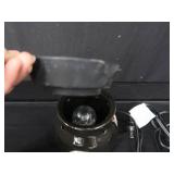 NEW VELATA FUN FONDUE / VINTAGE POTTERY PLATE