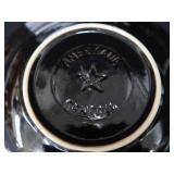 NEW VELATA FUN FONDUE / VINTAGE POTTERY PLATE