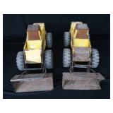 TWIN TONKA STEEL CLASSICS FRONT LOADERS