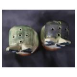 9 VINTAGE SALT AND PEPPER SHAKERS