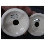 9 VINTAGE SALT AND PEPPER SHAKERS