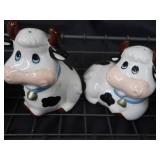 9 VINTAGE SALT AND PEPPER SHAKERS