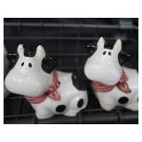 9 VINTAGE SALT AND PEPPER SHAKERS
