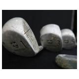 VINTAGE GOLF CLUBS AND BAG