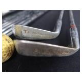 VINTAGE GOLF CLUBS AND BAG