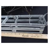LOT OF SMALL METAL DISPLAY RACKS